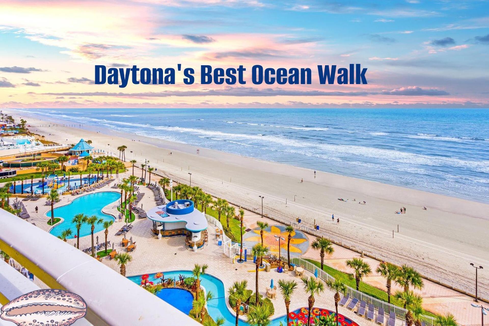 2 Bedroom Resort Condo Direct Oceanfront Wyndham Ocean Walk - Daytona Funland 2226 데이토나 비치 외부 사진